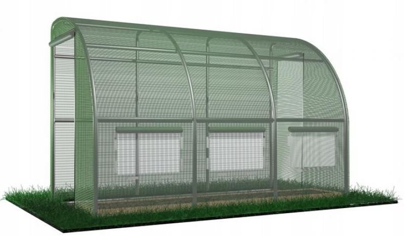 GardenLine foliovník skleník zahradní ke zdi 4x1,5x2m TUN1439