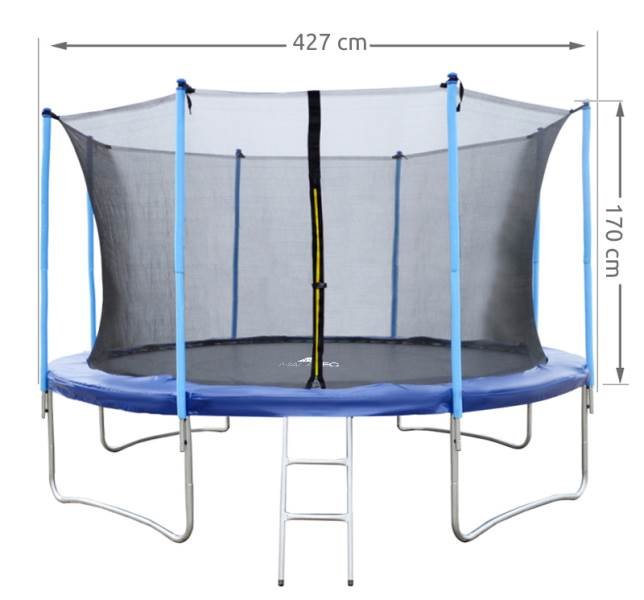 Malatec Vnitřní ochranná síť pro trampolínu 427cm 2228