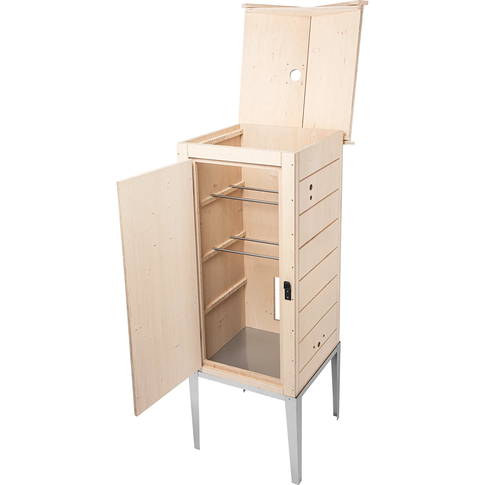 Dřevěná udírna komora 200l 330380