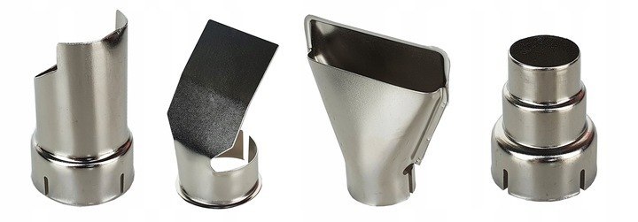 ELEKTRICKÁ HORKOVZDUŠNÁ PISTOLE 2 NASTAVITELNÉ RYCHLOSTI 2300 W 4 TRYSKY POUZDRO SILNÉ 600 °C   OD9031 O39