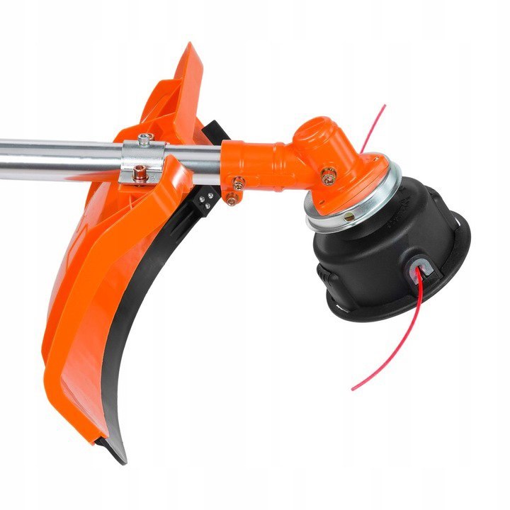 BENZÍNOVÝ KŘOVINOŘEZ 7HP VYŽÍNAČ VÝKON + KOTOUČ + HLAVA + POPRUH + STRUNA  od9153