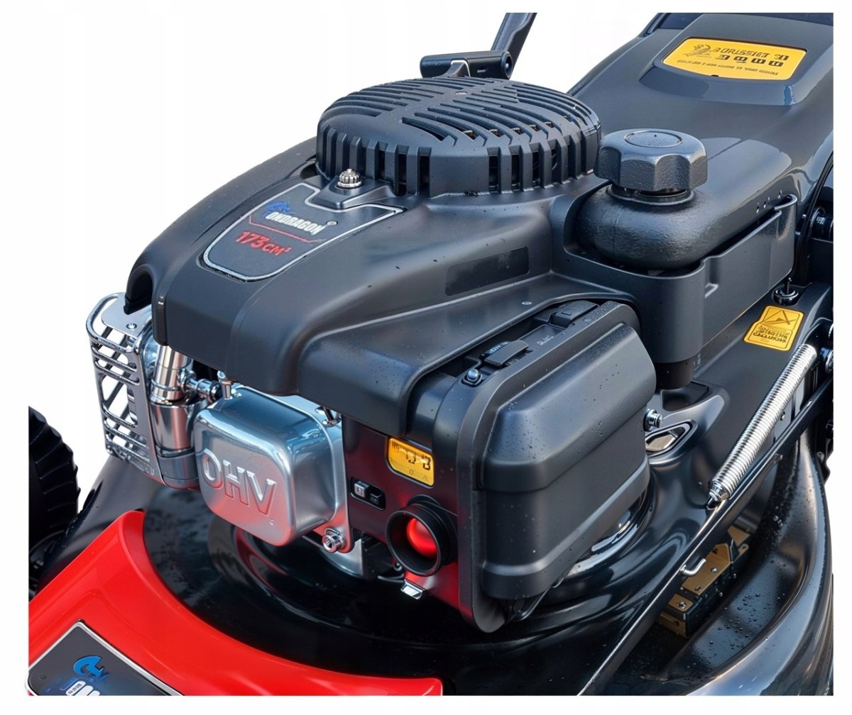 BENZÍNOVÁ SEKAČKA NA TRÁVU S POHONEM, SILNÁ, ODOLNÁ KOVOVÁ KONSTRUKCE, 51 cm, 9 HP  od5021