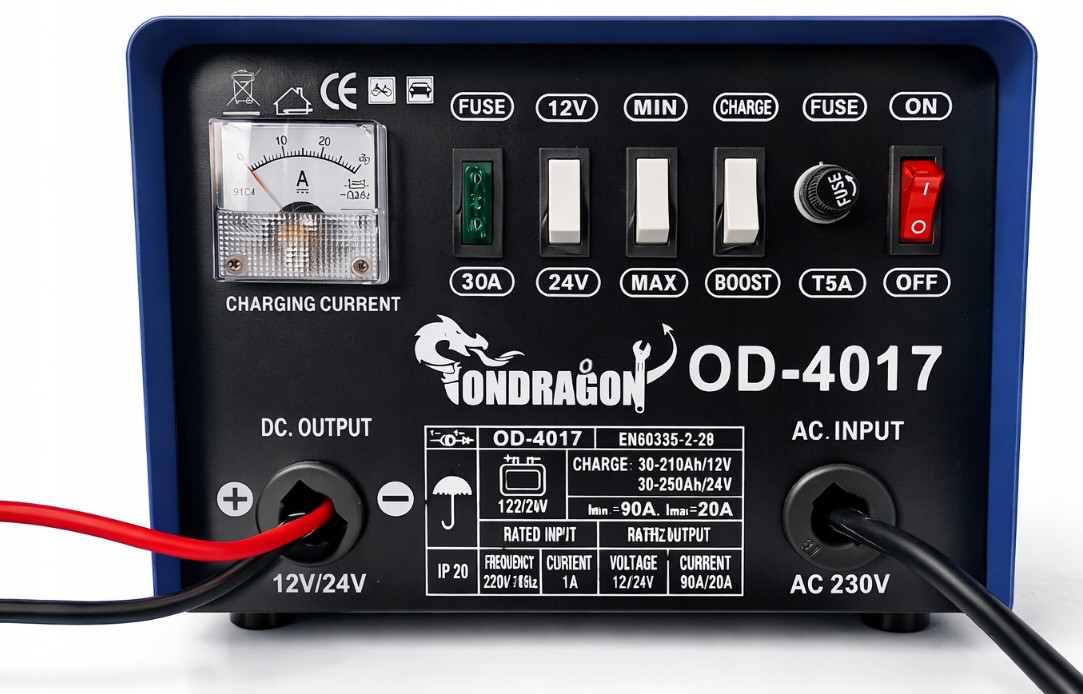 12/24V AUTONABÍJEČKA STARTÉR 90A OD4017