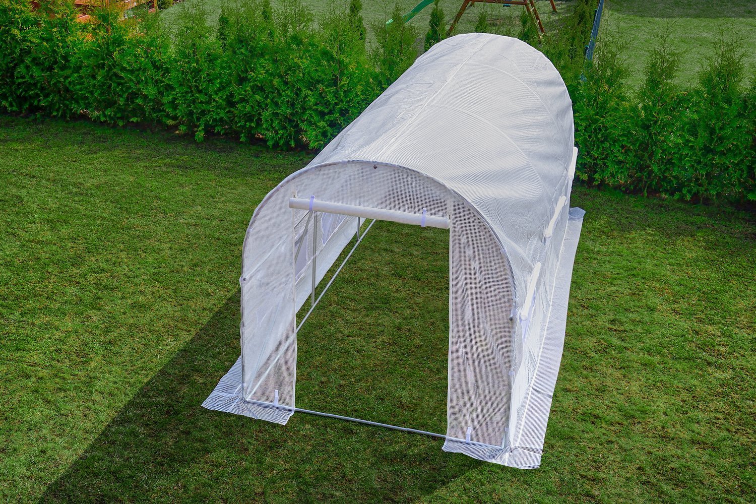 Garden FOLIOVNÍK zahradní skleník 2x4,5m 9m2 GALV. KVAL UV4 bílý 1559