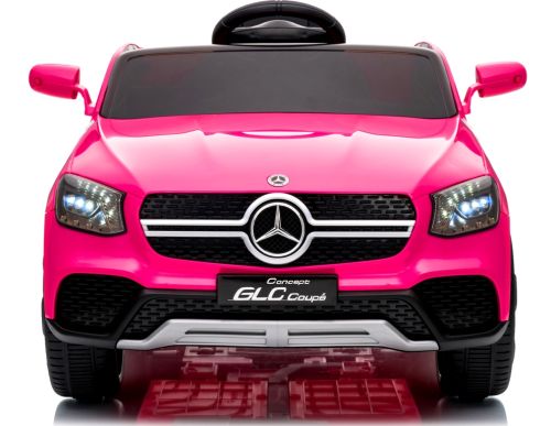 Mercedes GLC COUPE Concept 4x4 RŮŽOVÝ EVA KŮŽE Licence Lithium-iontová baterie