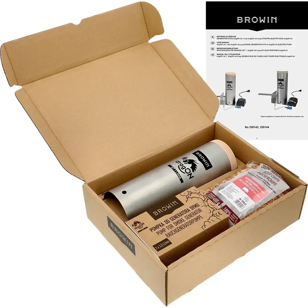 DRAGON Generátor kouře pro udírny udírna JET LONG1 330144
