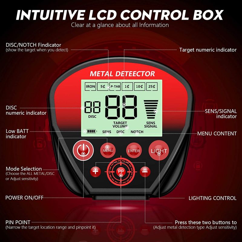 Kraft&Dele Detektor kovů vyhledávač kovů + taktická lopata KD10414