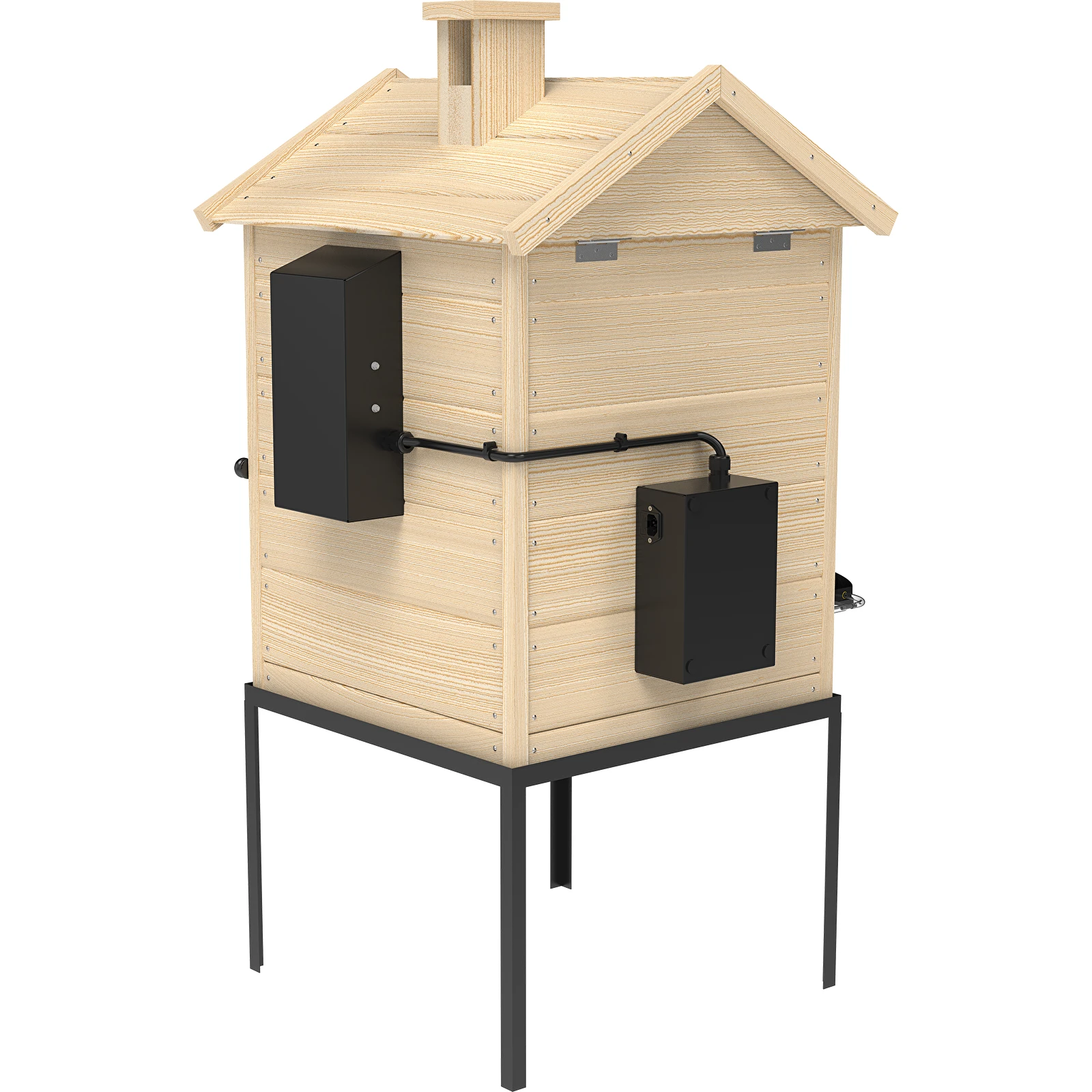 BROWIN Dřevěná elektrická udírna 50x50x60cm 330340