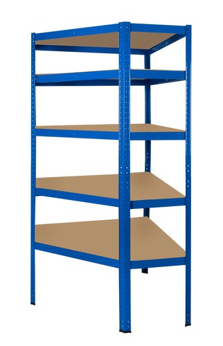 JUMON SHELF rohový regál 5 zasouvací police 180x90x40cm 13140