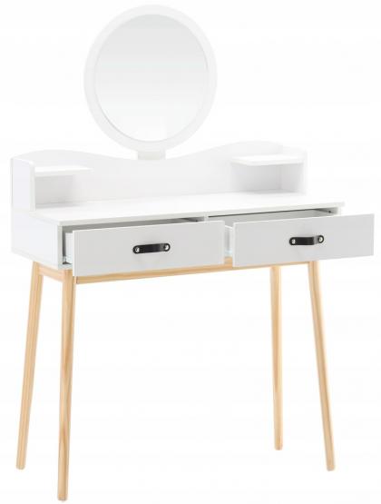 CHOMIK Moderní Toaletní stolek 100x40x139cm + LED osvětlení PHO1602