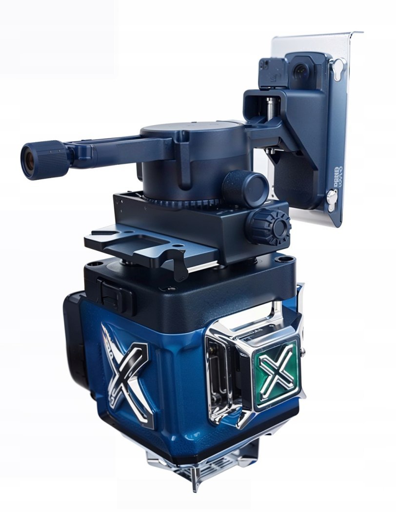  LEJZROVÁ VODOVÁHA KŘÍŽOVÝ LASER ZELENÝ 4D 360° 2 BATERIE OD2221