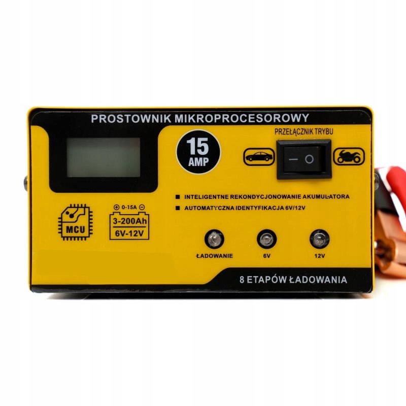MIKROPROCESOROVÁ NABÍJEČKA BATERIÍ 6V 12V OD106