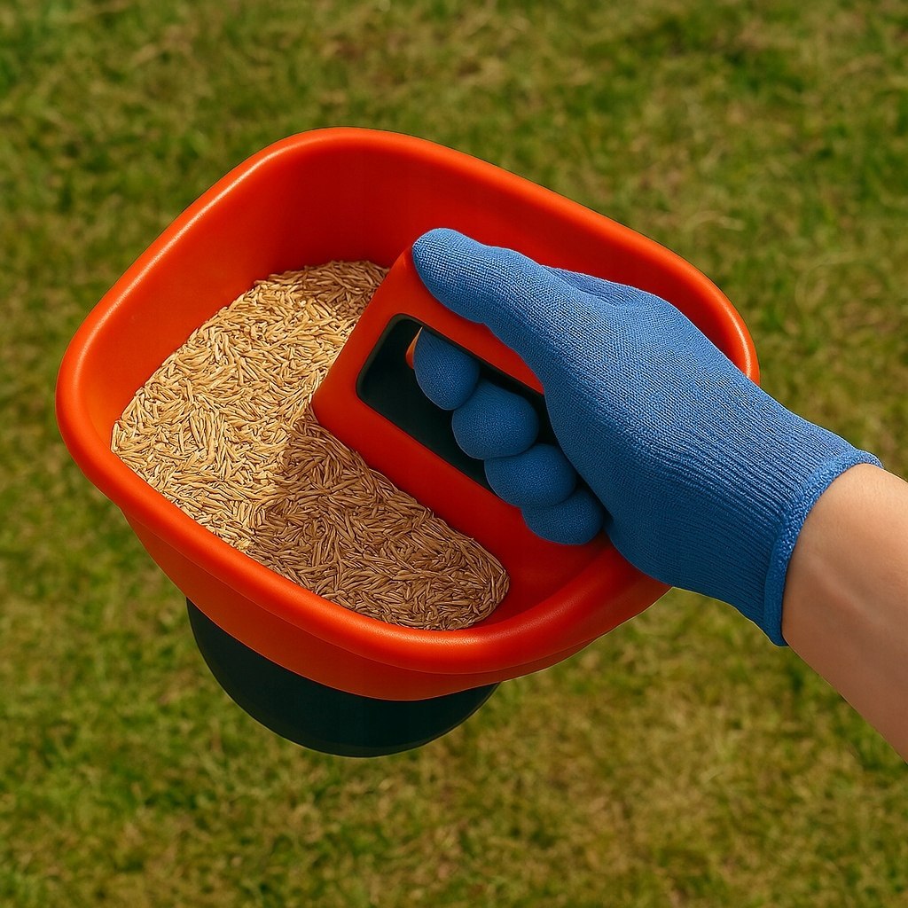 AKU SECÍ STROJ NA TRÁVU ROZMETAČ HNOJIV 3L AUTOMATICKÝ POWER Od5035 p44