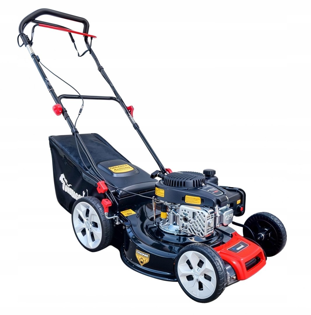 BENZÍNOVÁ SEKAČKA NA TRÁVU S POHONEM, SILNÁ, ODOLNÁ KOVOVÁ KONSTRUKCE, 51 cm, 9 HP  od5021