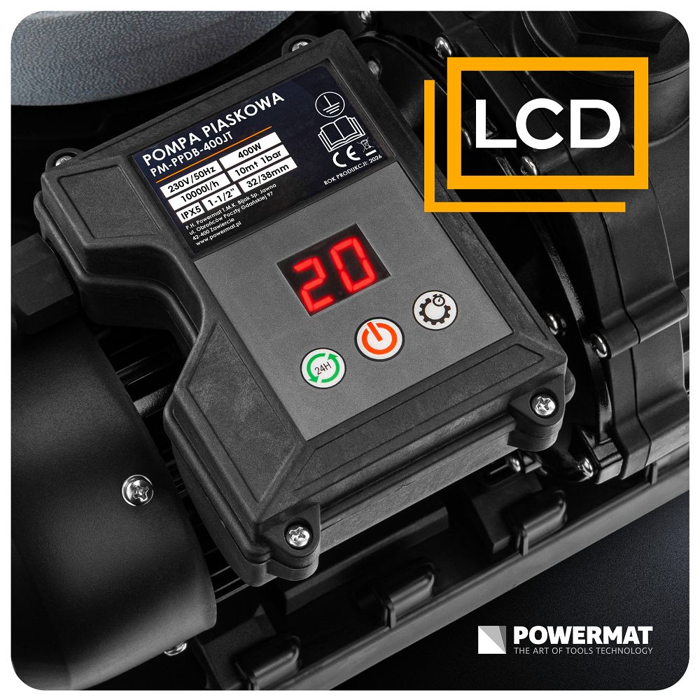 PÍSKOVÉ ČERPADLO (TIMER LCD) PM-PPDB-250JT