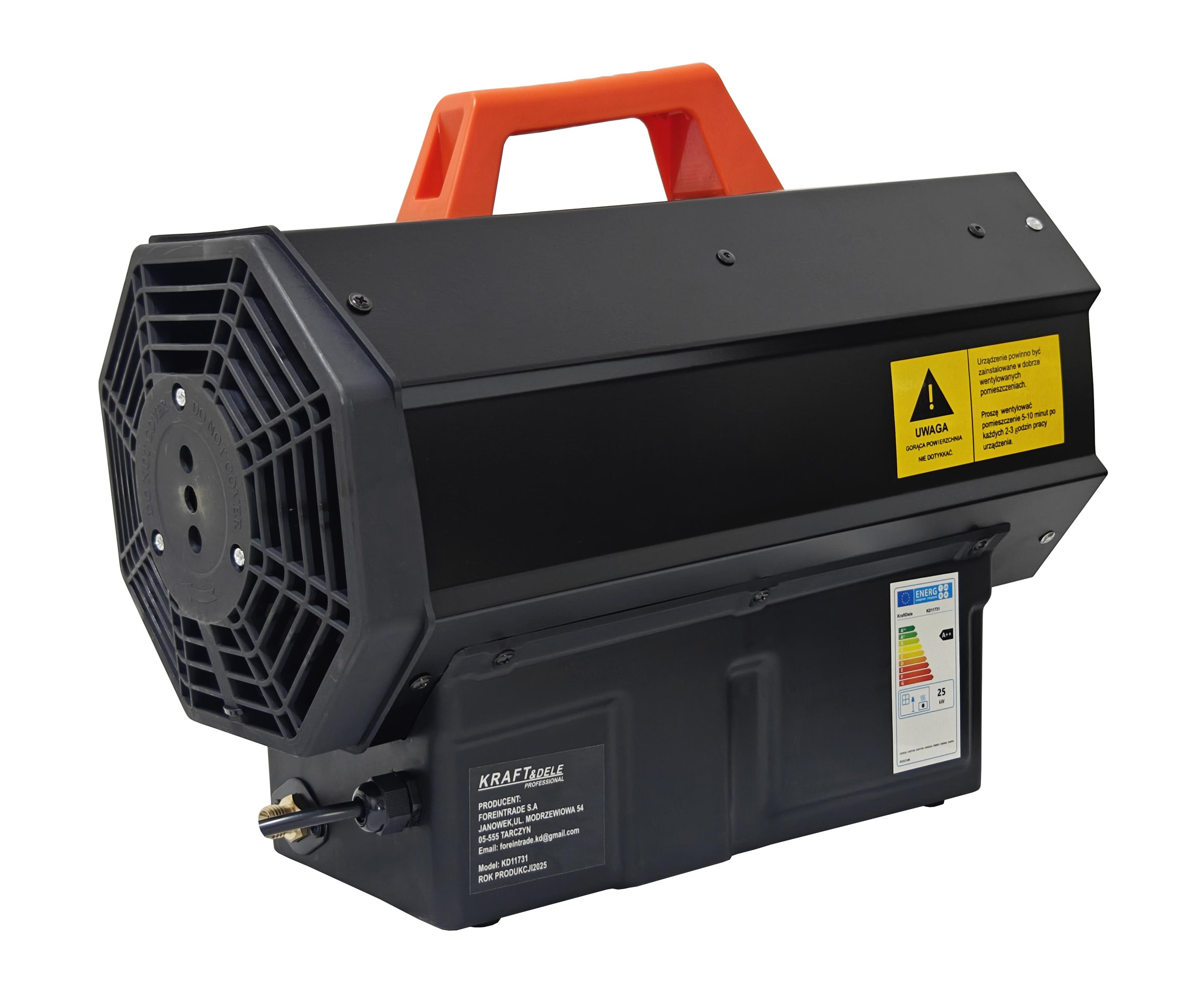 Plynový ohřívač 25kW + redukce AUTOMAT KD11731