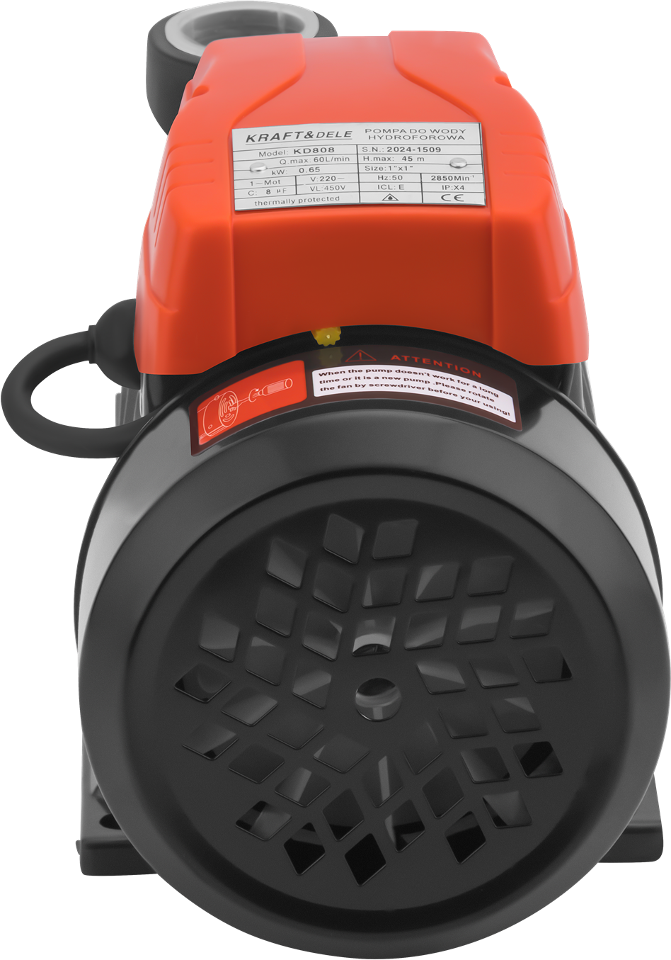 HYDROFOR VODNÍ ČERPADLO PUMPA 1" 650W 60L/min KD808