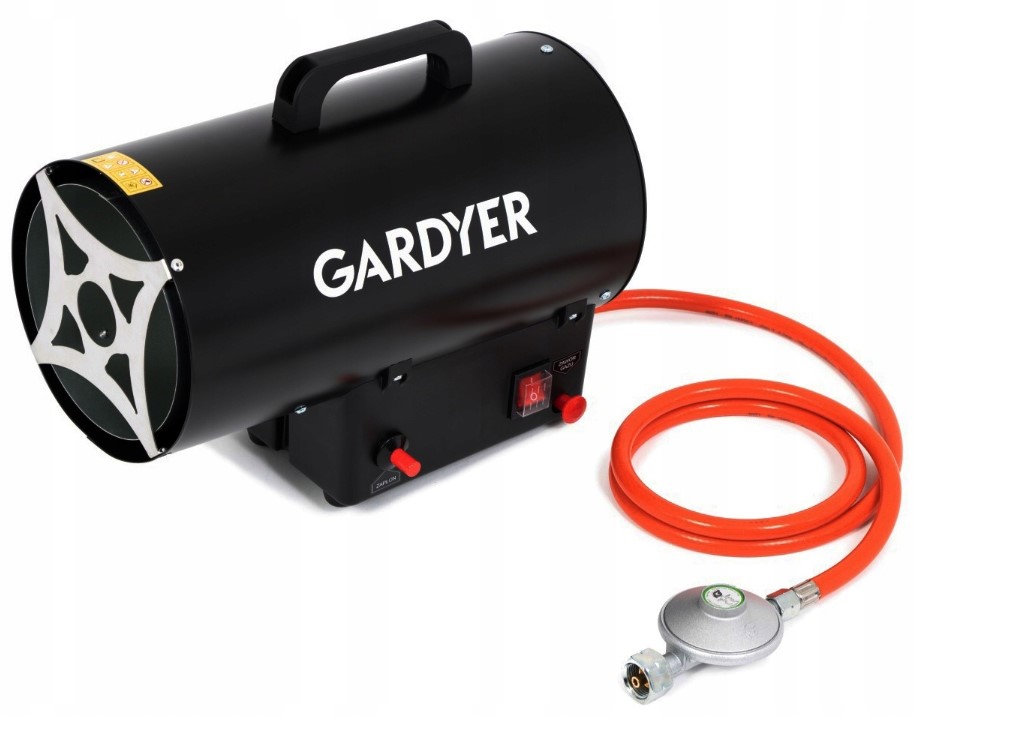 GARDYER Plynové topidlo ohřívač 15kW + reduktor HG1500