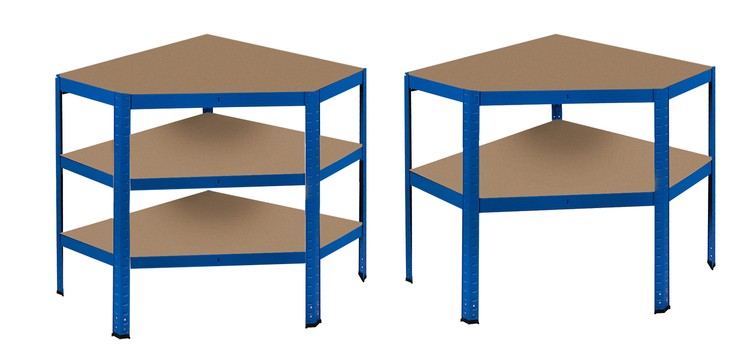 JUMON SHELF rohový regál 5 zasouvací police 180x90x40cm 13140