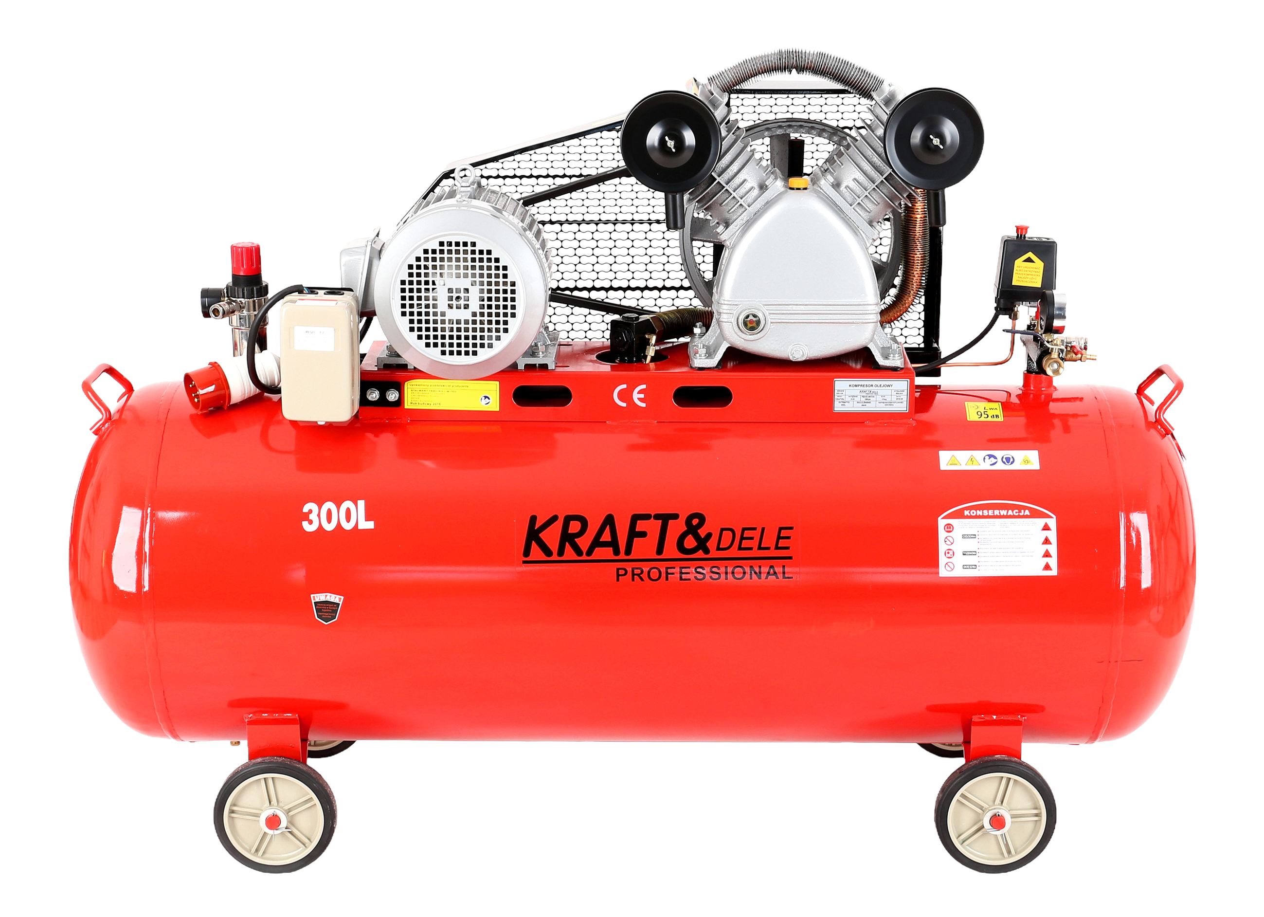 Olejový kompresor 300L 400V KD1410 Separátor