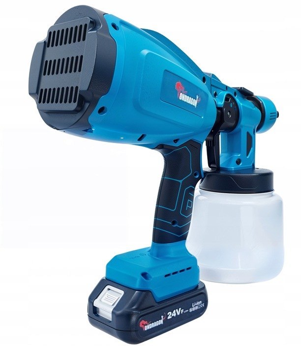AKU MALÍŘSKÁ PISTOLE PRO NÁTĚR STĚN VÝKONNÁ 24V od2207