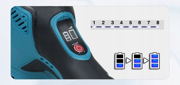 LEŠTIČKA AUTOMOBILU NA BATERII + 2x VÝKONNÝ AKUMULÁTOR 2,0 AH 12 V od2201