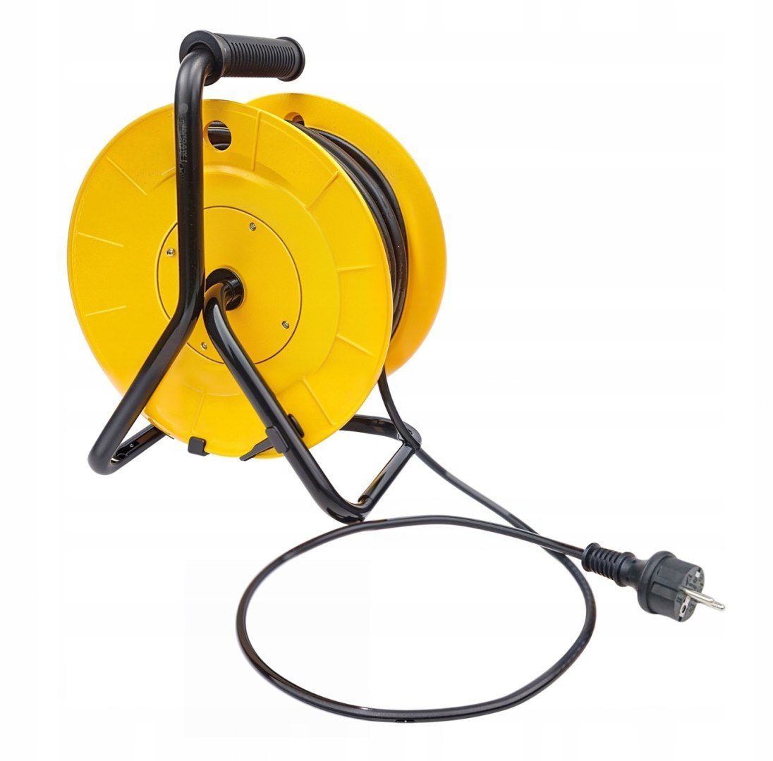 Prodlužovací zahradní kabel Ondragon na bubnu 50 m, 4 zásuvky, černý, 3x2,5   od1104