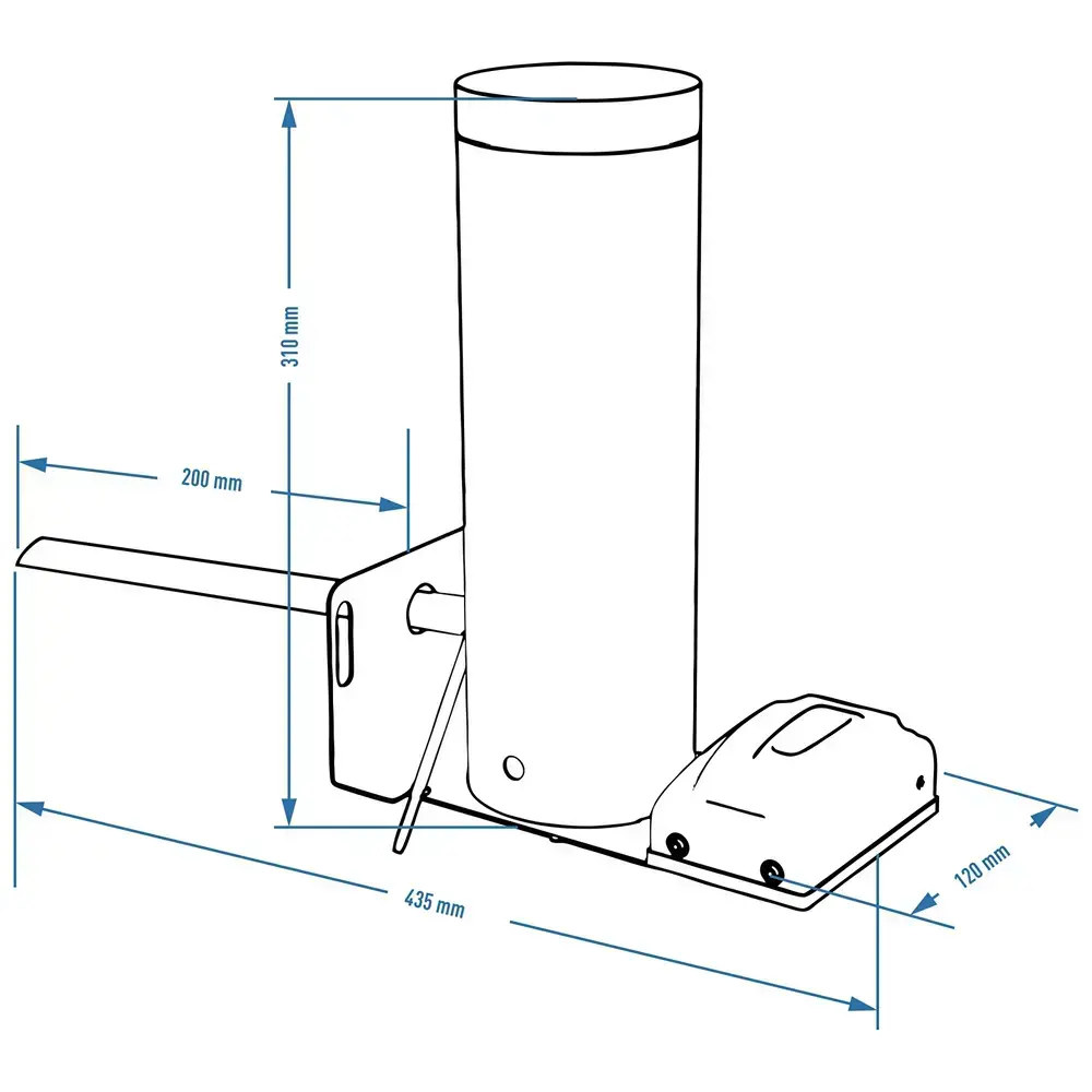 DRAGON Generátor kouře pro udírny udírna JET LONG1 330144
