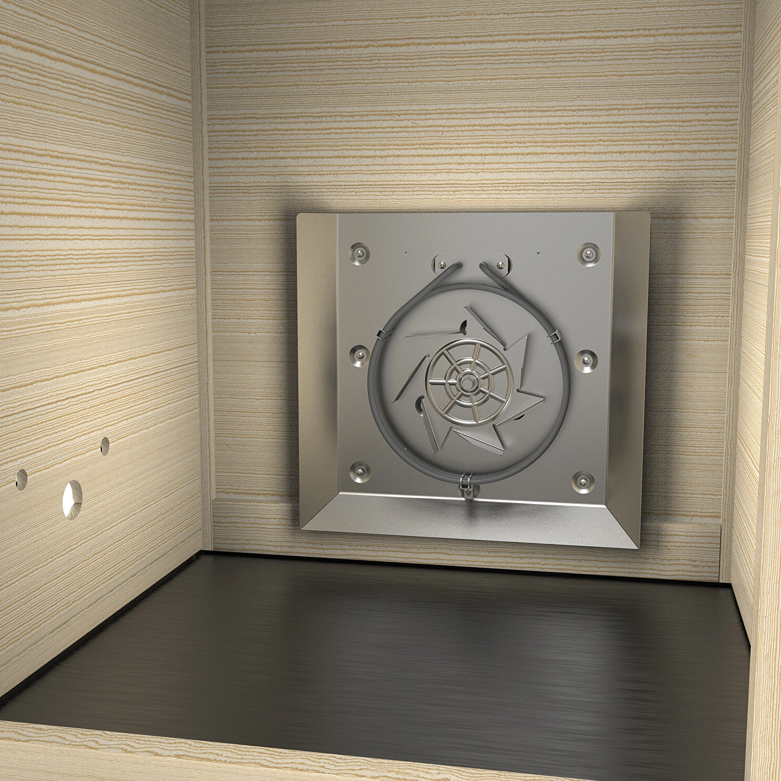 BROWIN Dřevěná elektrická udírna 50x50x60cm 330340