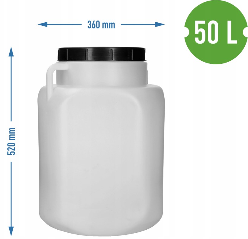 STERK Plastový fermentační BAREL SUD 50l hranatý 360450
