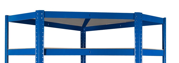 JUMON SHELF rohový regál 5 zasouvací police 180x90x40cm 13140