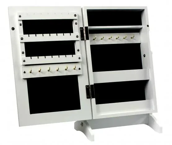 CG Šperkovnice 2v1 stolní skříňka na bižuterii + zrcadlo toaletka 35cm PHO5775