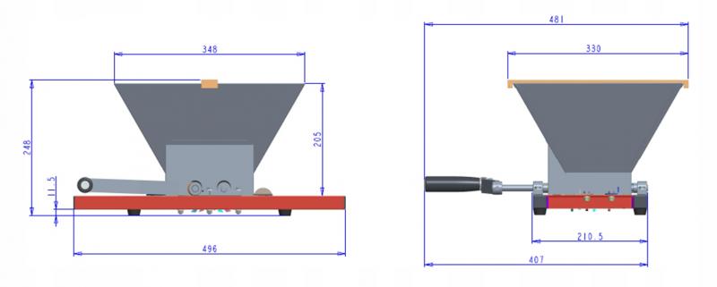GL ruční drtič jablek ovoce 7l NIK4553