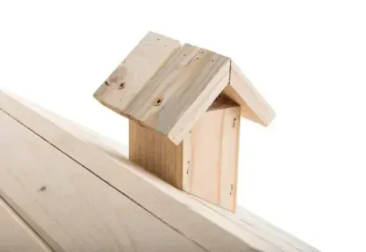 JUMON Dřevěná udírna zahradní 50x50x60 + topeniště dvířka komín