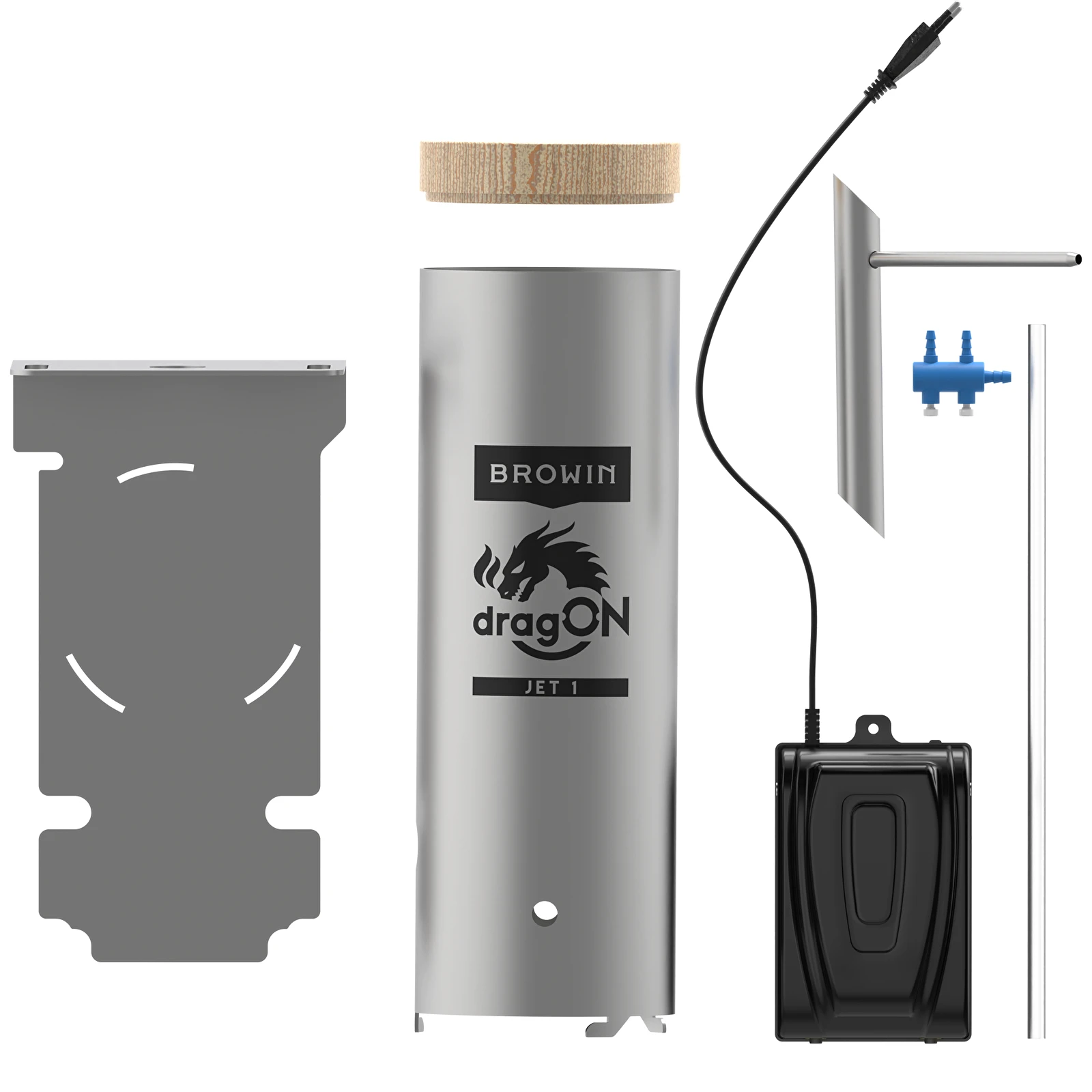 Dlektrická udírna dragON PLYWOOD NATURE 100E 200l 15-20kg