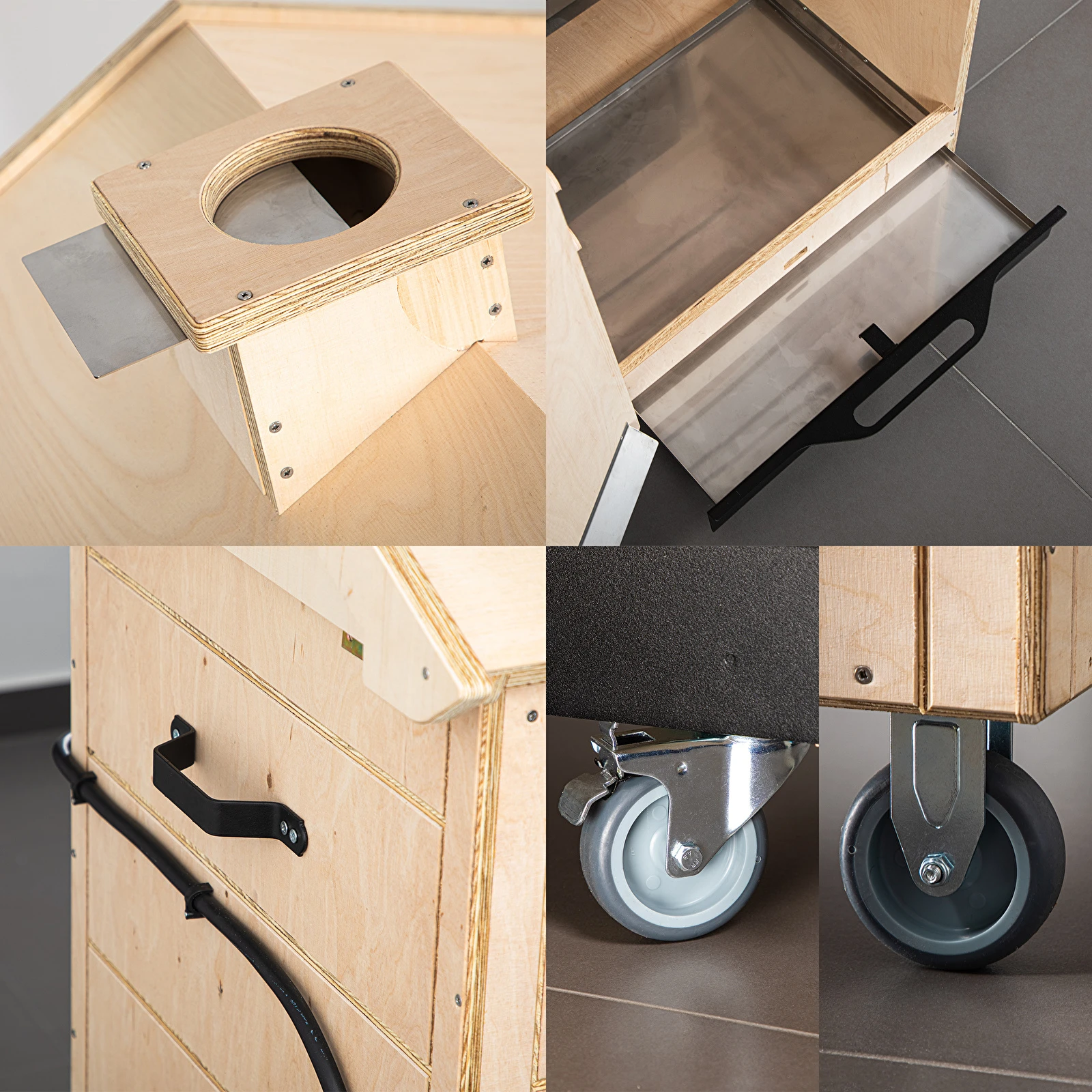 Elektrická udírna dragON PLYWOOD NATURE 320l 330372