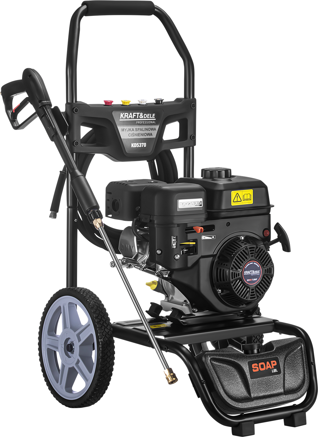 Kraft&Dele myčka vapka vysokotlaký čistič 7 HP, 360bar KD5370