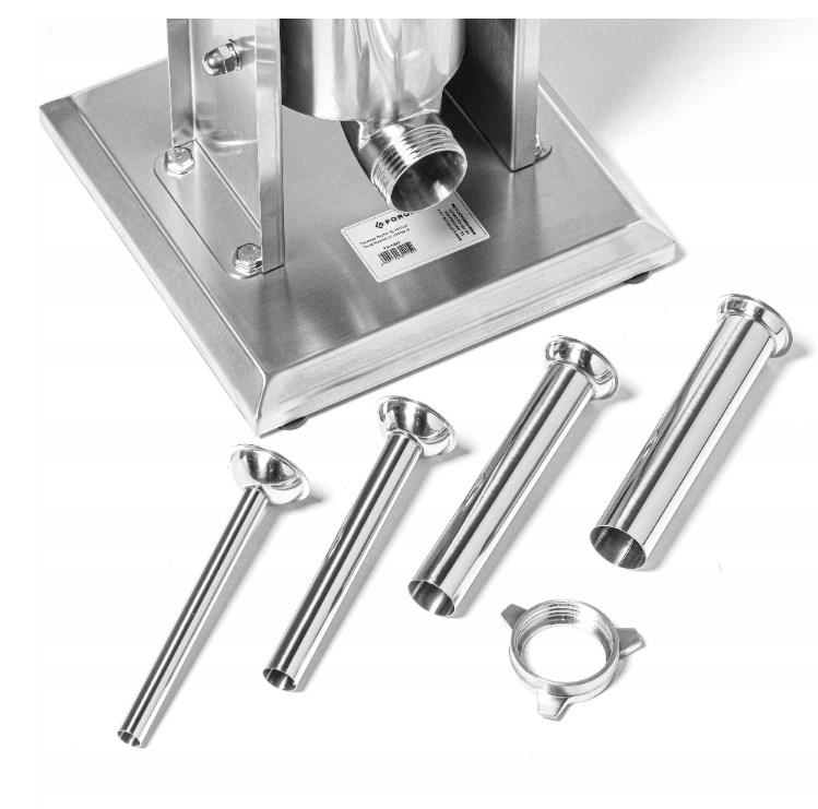 FORGAST Profesionální Elektrická plnička klobás s rámem 7l + 4 trubice FG10607