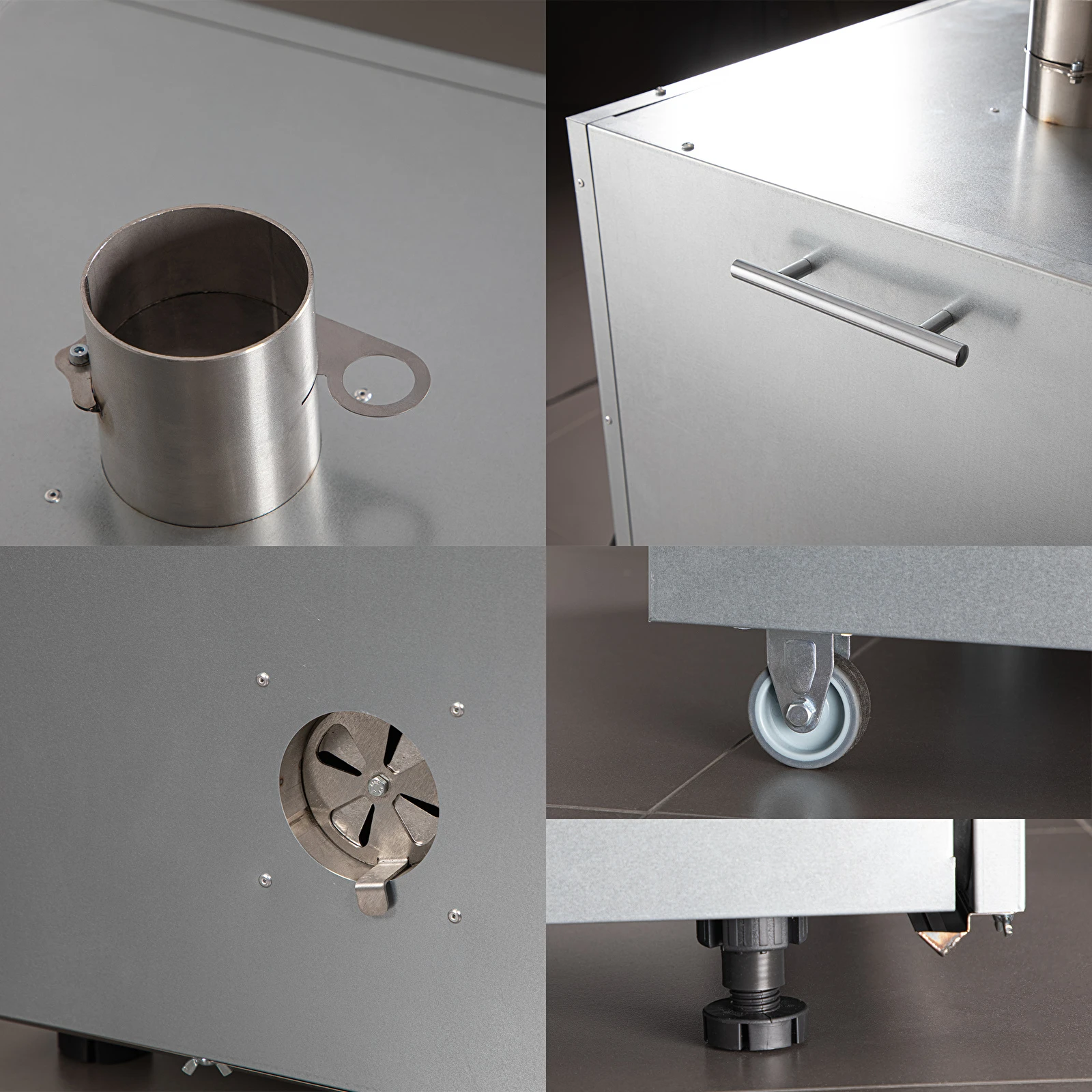 Nerezová elektrická udírna 220l 330350