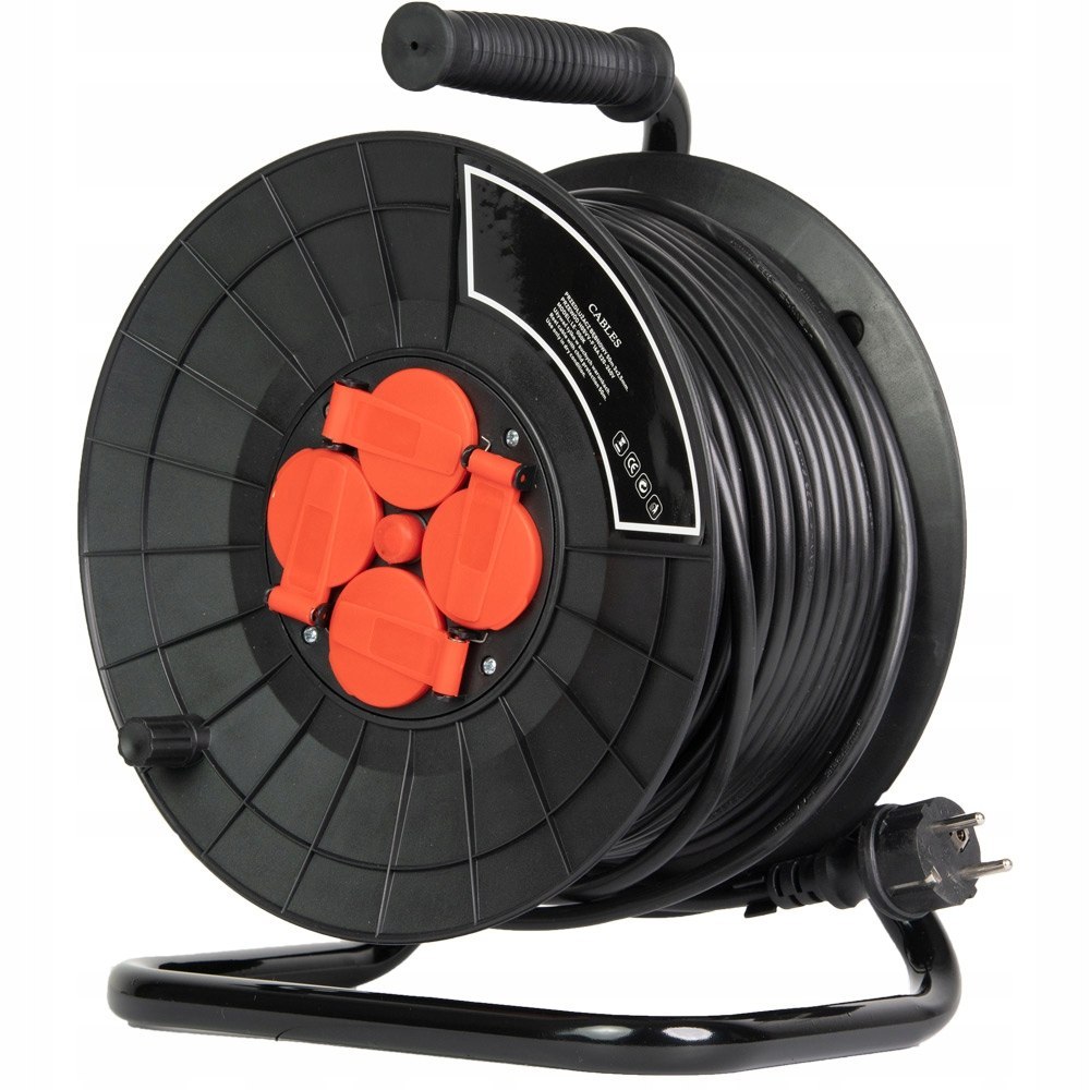 PRODLOUŽOVACÍ KABEL prodlužovák NA BUBNU 3x2,5 50m STAVEBNÍ ZAHRADNÍ od050k