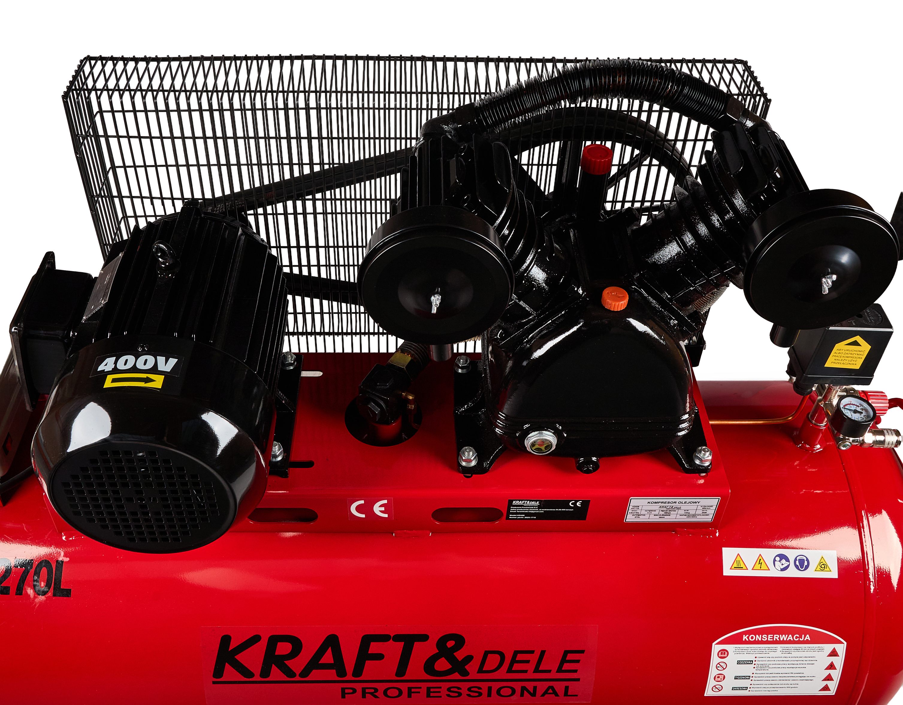 Olejový kompresor 270L 400V KD409