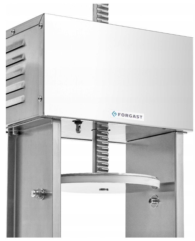 FORGAST Profesionální Elektrická plnička klobás s rámem 15l + 4 trubice FG10610