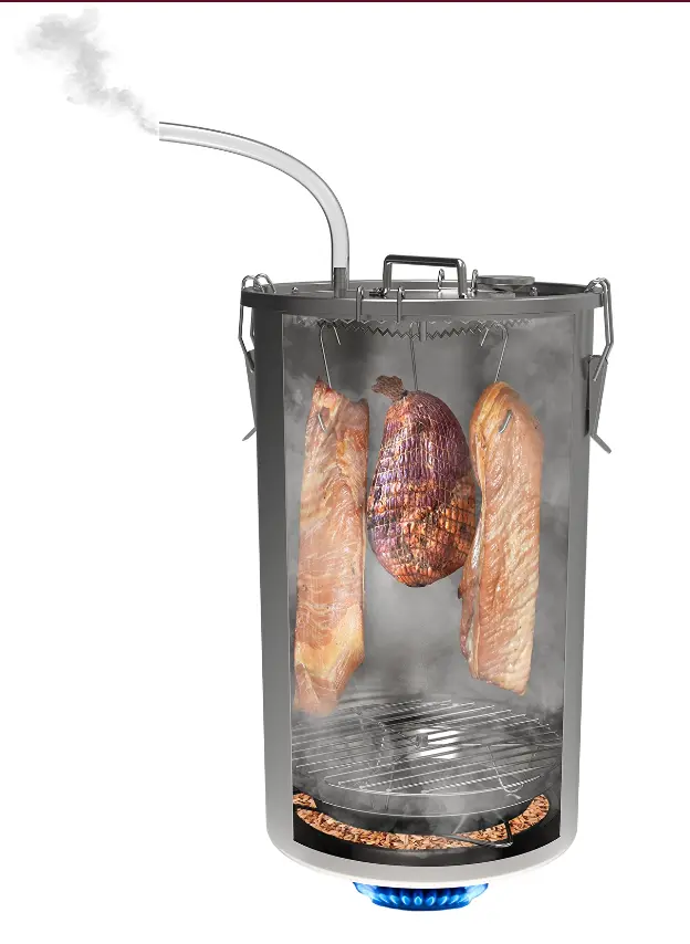 BROWIN Domácí udírna na plynový sporák 35l 330150