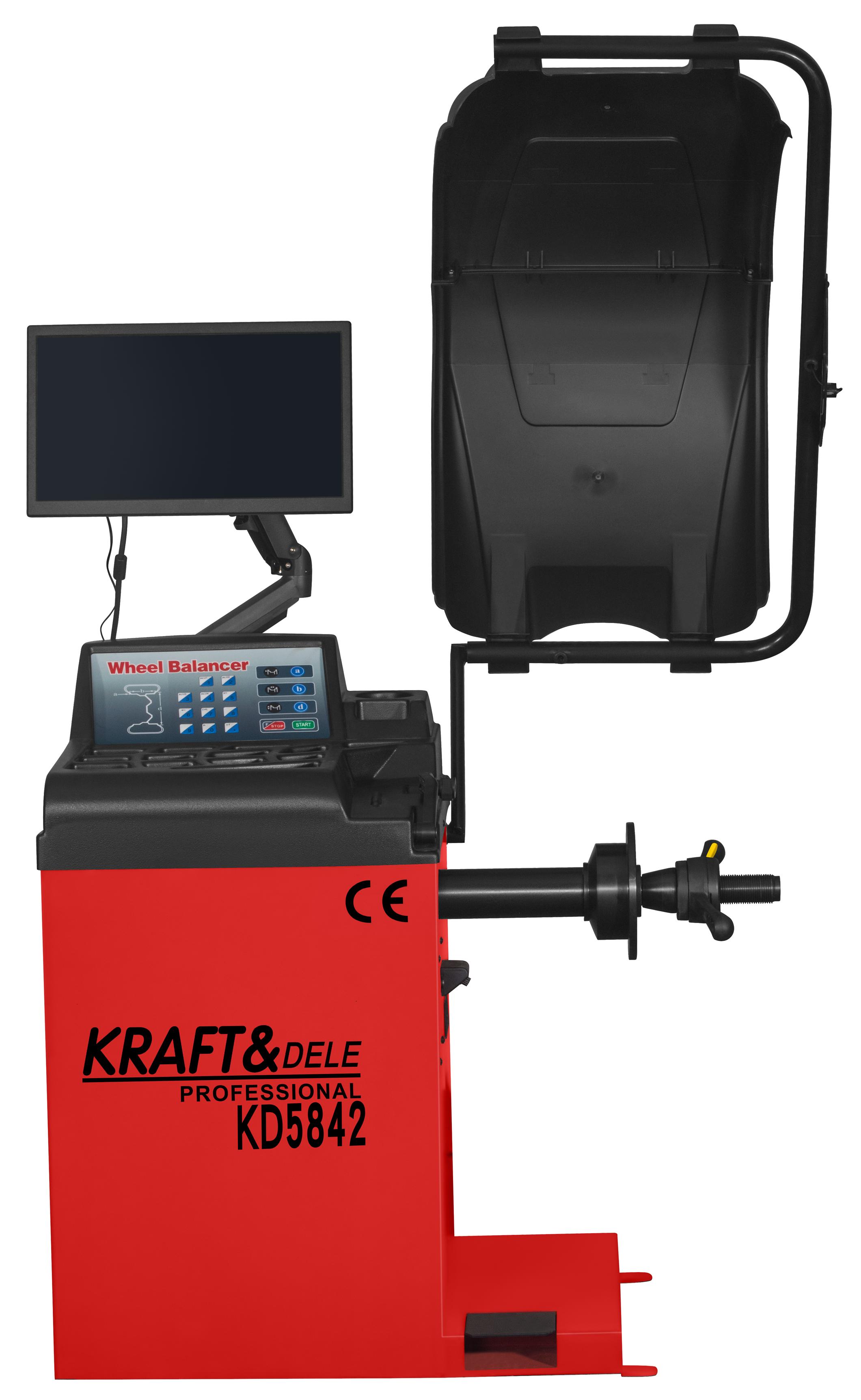 VYVAŽOVAČKA KOL PNEUMATIK RÁFKŮ AUTOMAT + LASER KD5842
