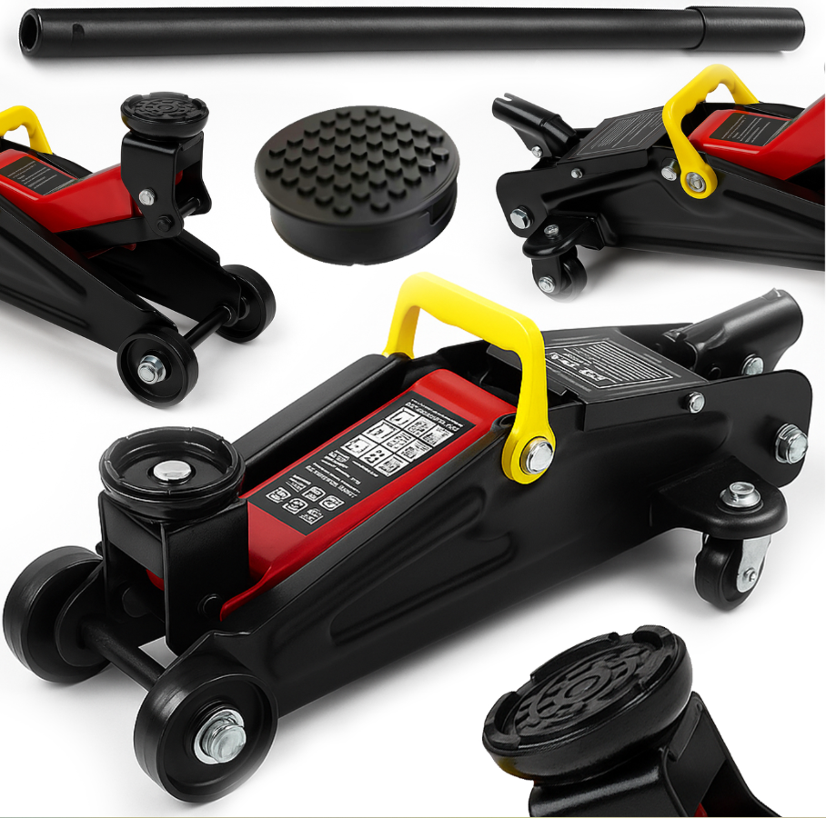 FROG AUTOZDVIHÁK HYDRAULICKÝ 2T NÍZKOPROFILOVÝ ZVEDÁK + GUMOVÝ od9017new