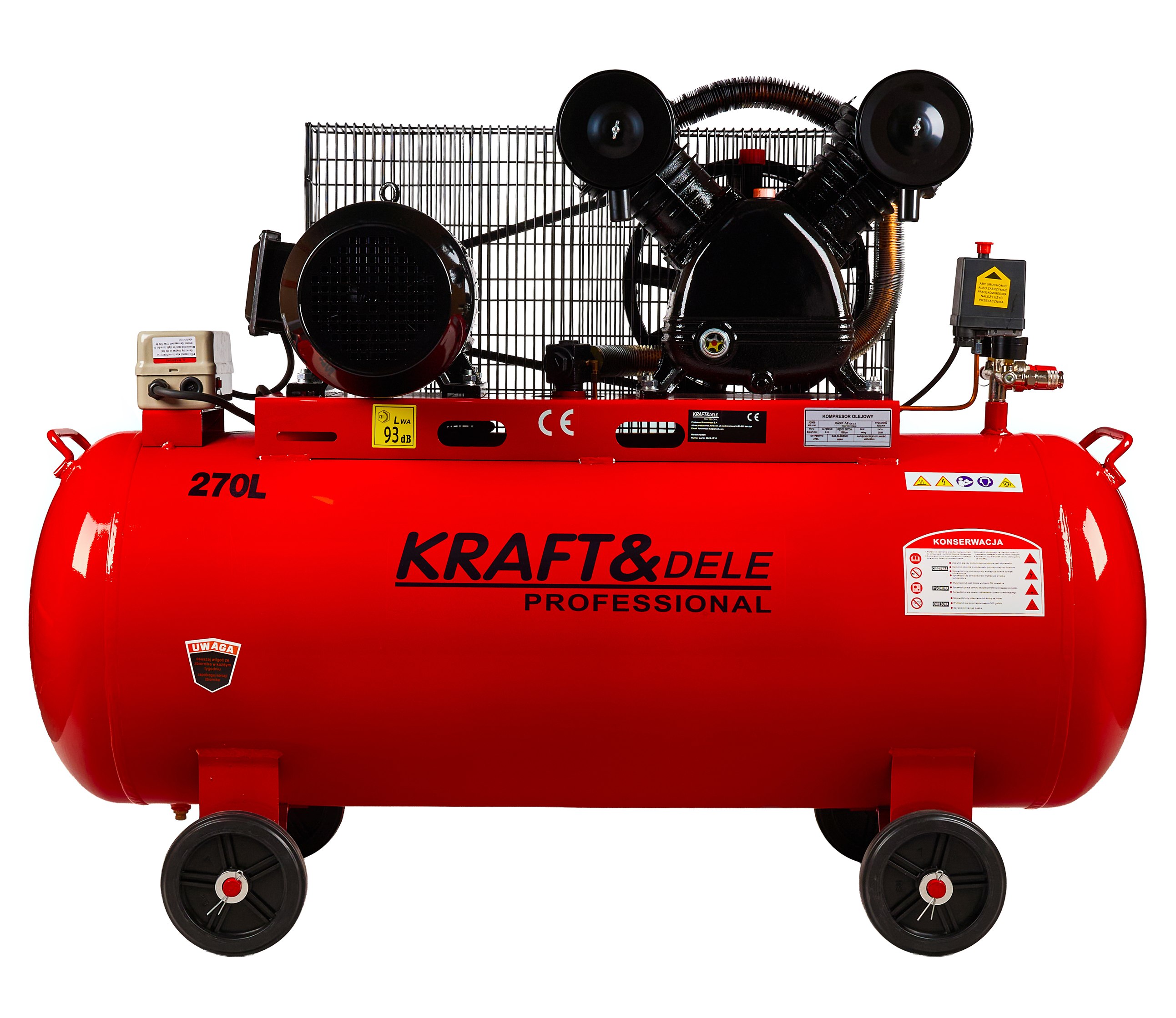 Olejový kompresor 270L 400V KD409