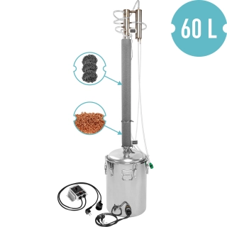 Destilátor Palírna 60l kolona 60,3 mm regulátor výkonu 343010