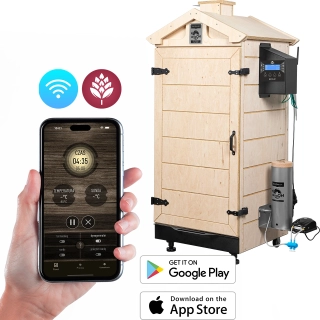 Dřevěná udírna dragON PLYWOOD NATURE 200l 330349