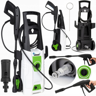 TLAKOVÁ MYČKA VAPKA 230 BARŮ, 2000 W, TURBO NÁSADÍ, HLINÍKOVÉ ČERPADLO, SADA XXL OD5061