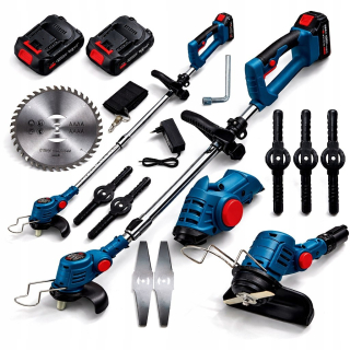 36V 2xAKU AKUMULÁTOROVÝ VYŽÍNAČ KŘOVINOŘEŽ, SEKAČKA NA TRÁVU XXXXL od9002